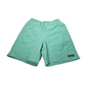 Patagonia Netplus Shells Baggies Shorts Men's Small Teal Green Lined Drawstring
